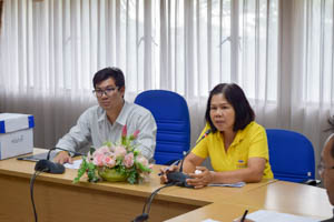 การประชุมบุคลากรที่พักอาศัยในหอพักยูงทอง