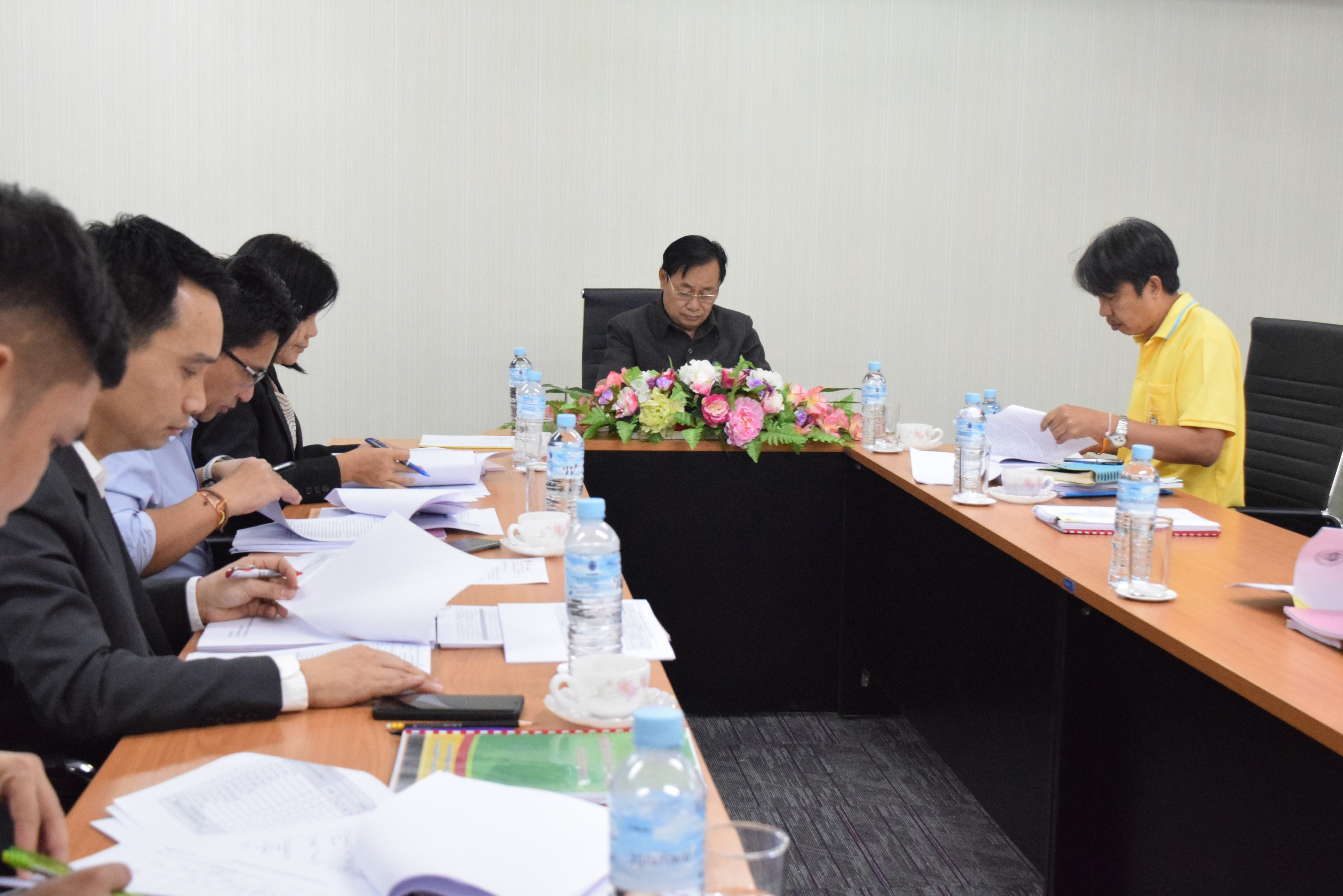 ประชุมคณะกรรมการจัดทำแผนกรอบอัตรากำลังระยะ 4 ปี ณ ห้องประชุมสำนักงานสภามหาวิทยาลัย