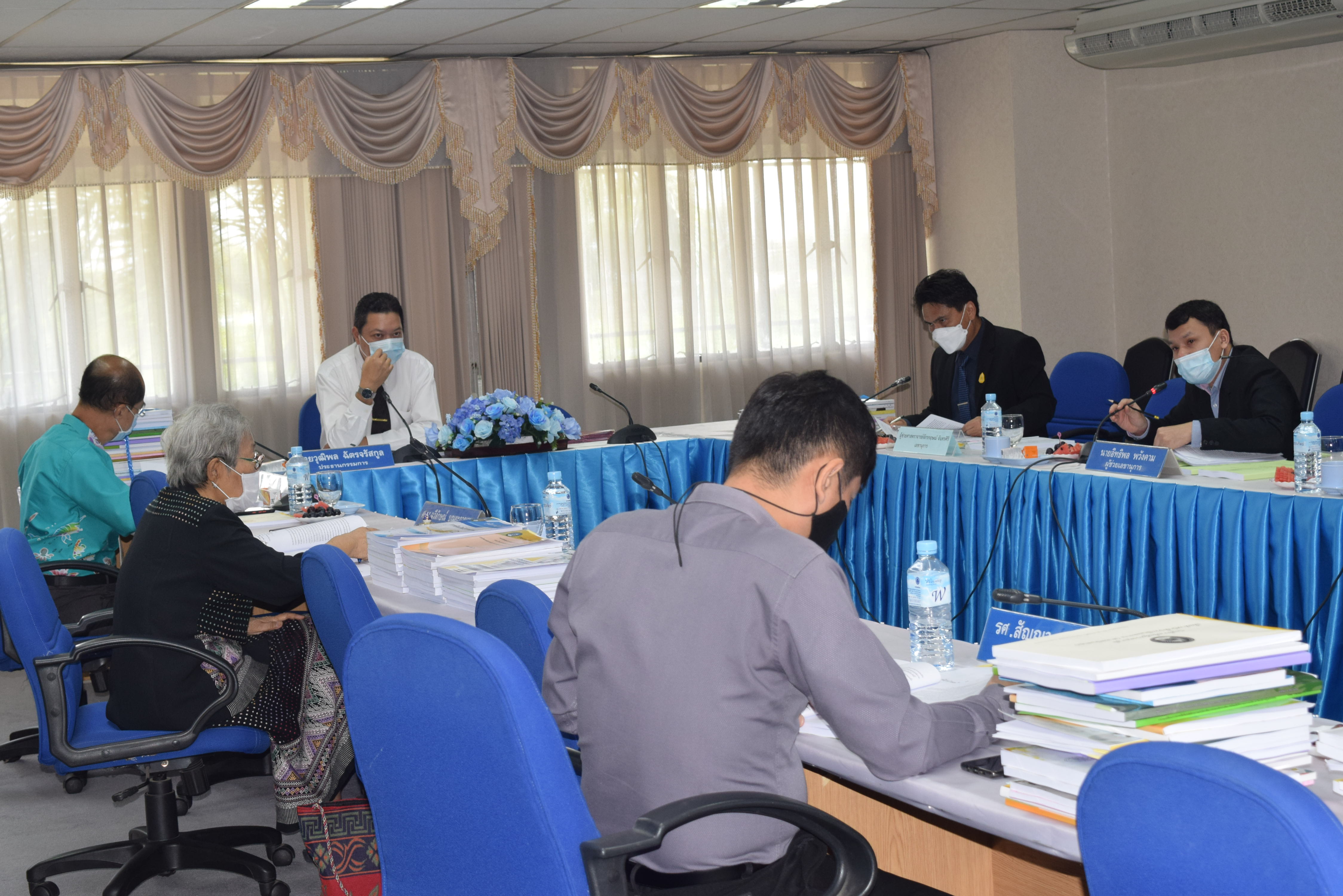 ประชุมคณะกรรมการประเมินเพื่อแต่งตั้งบุคคลให้ดำรงตำแหน่งสูงขึ้น มหาวิทยาลัยราชภัฏมหาสารคาม