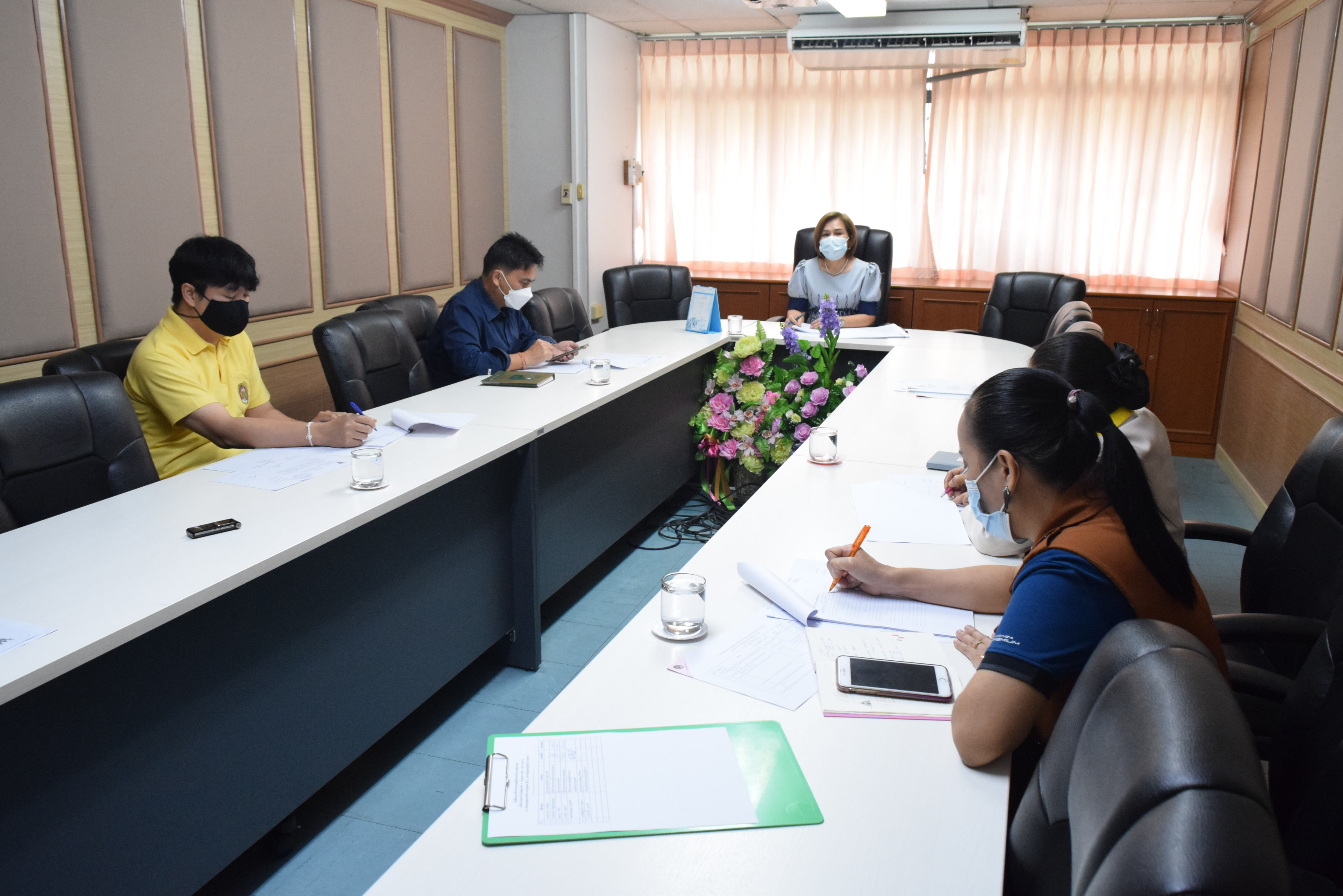 การประชุมผู้บริหารสำนักงานอธิการบดี มหาวิทยาลัยราชภัฏมหาสารคาม ครั้งที่ 4 / 2564