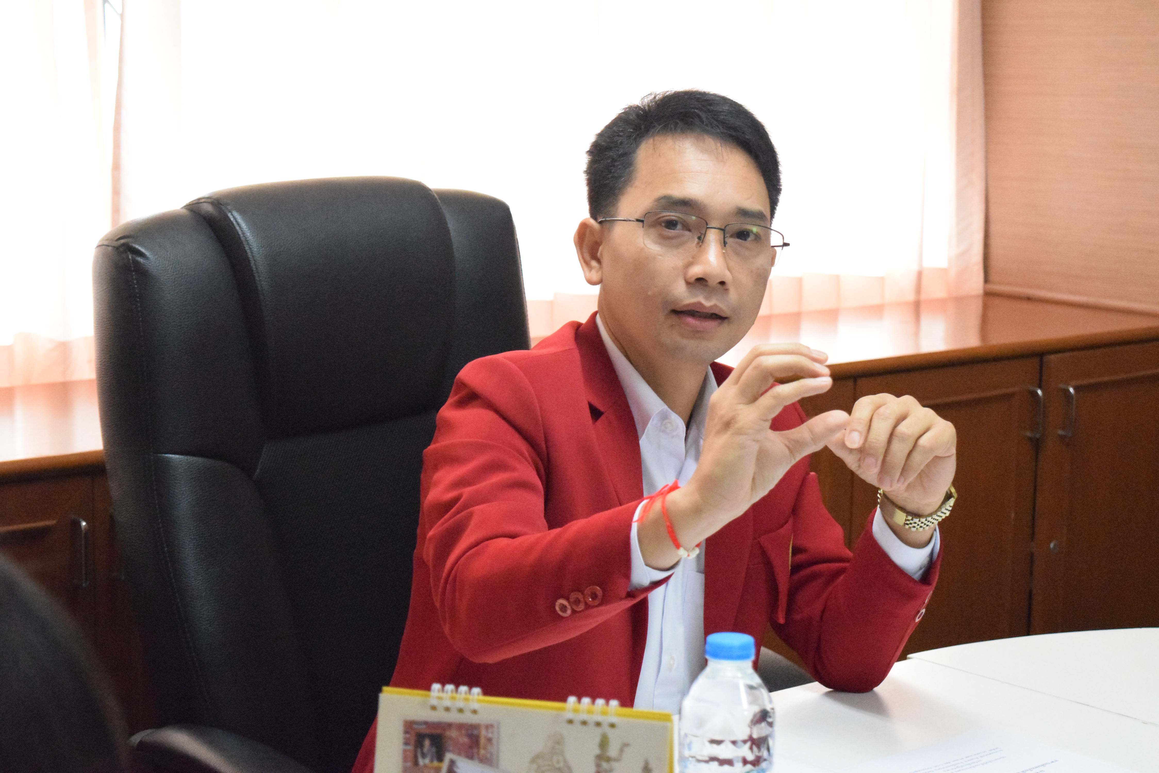 การประชุมผู้บริหารและบุคลากร สังกัดกองบริหารงานบุคคล สำนักงานอธิการบดี มหาวิทยาลัยราชภัฏมหาสารคาม คร...