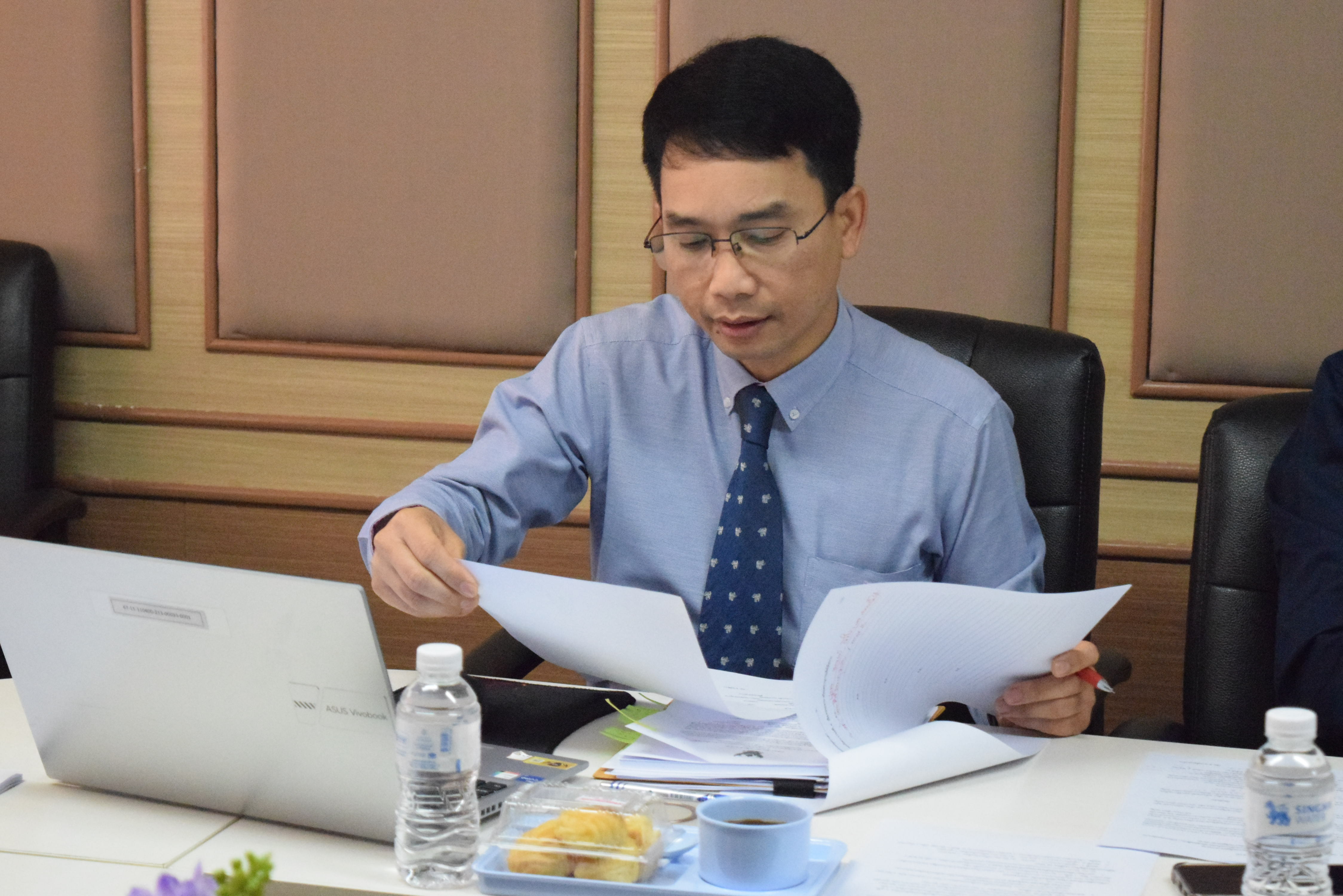 ประชุมคณะกรรมการพิจารณาแนวทางการเลื่อนค่าจ้างบุคลากร ปีละ 2 ครั้ง ตามวงรอบงบประมาณ ประจำปี 2569